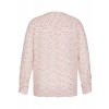 Modische Bluse mit Allover-Herzen /