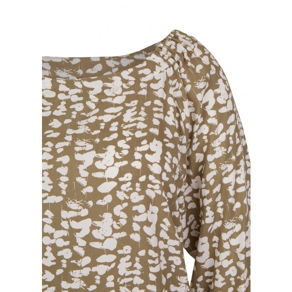 Angesagte Carmen-Bluse mit floralem Print /