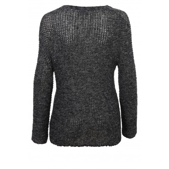 Rundhals-Pullover mit Raglan-Ärmeln /
