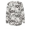 Luftige Bluse mit Herzen /