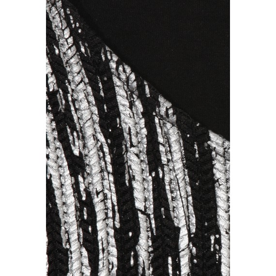 Metallic-Shirt mit Materialstruktur /