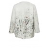Extravagante Jacke mit floralem Print /