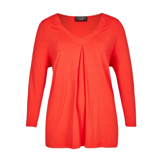 Feminines Shirt mit Raffung /