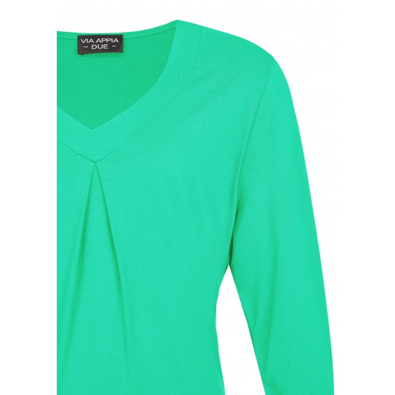 Feminines Shirt mit Raffung /