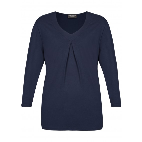 Feminines Shirt mit Raffung /