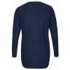 Modischer Cardigan mit Materialstruktur /