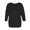 Süßer Pullover mit Materialstruktur /