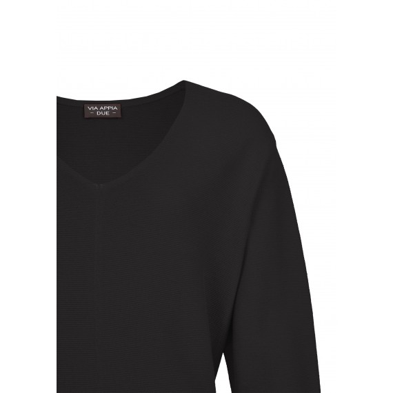 Süßer Pullover mit Materialstruktur /