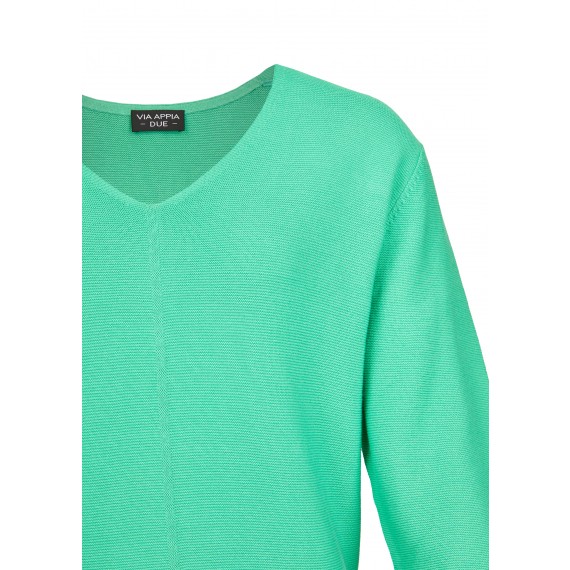 Süßer Pullover mit Materialstruktur /