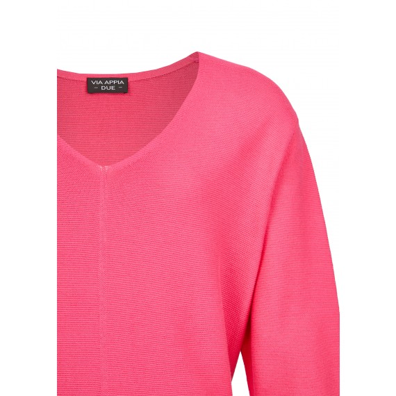 Süßer Pullover mit Materialstruktur /