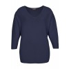 Süßer Pullover mit Materialstruktur /