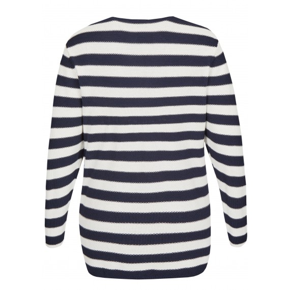 Trendige Strickjacke mit 1-Knopf-Verschluss /