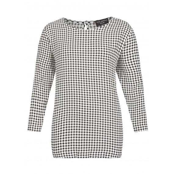 Luftige Bluse mit Punkten /
