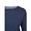 Femininer Pullover mit weiten Saumschlitzen /