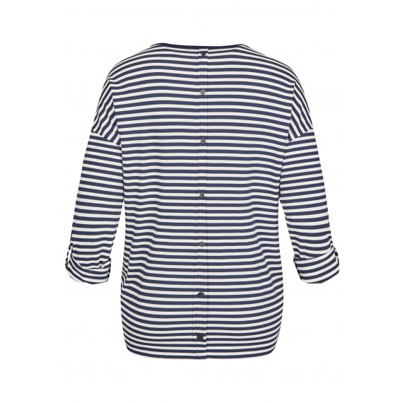 Raffinierter Pullover mit Ringel-Muster /