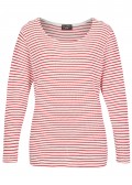 Femininer Pullover mit Ringel-Muster /