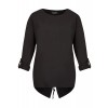 Cooles Sweatshirt mit Zier-Schnürung /