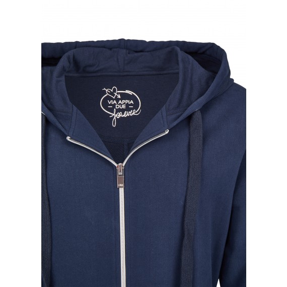 Stylische Sweat-Jacke mit Kapuze /