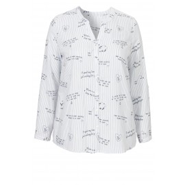 Maritime Bluse mit Verzierungen /