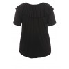 Feminines T-Shirt mit Volants /