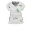 Sommerliches Ringel-Shirt mit Verzierungen /