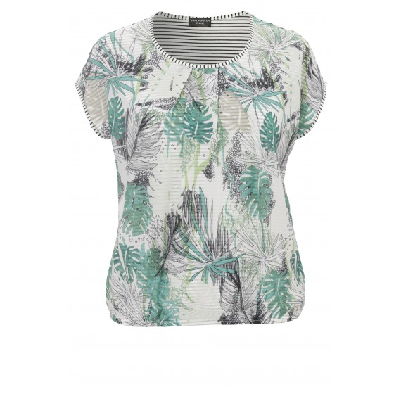 Feminines Shirt mit Mustermix /
