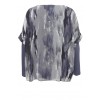 2-in-1 Jerseyshirt mit Chiffon-Tunika /