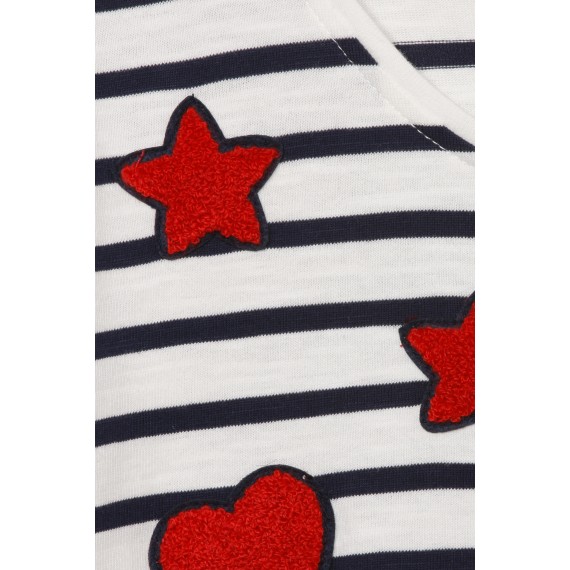 Verspieltes Shirt mit Patches /