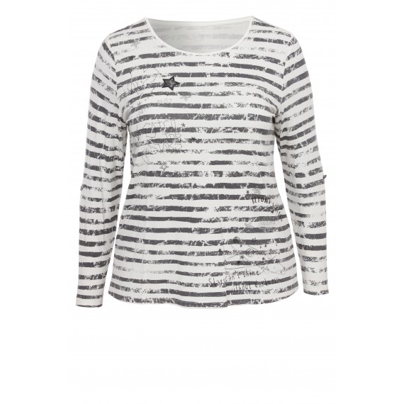 Cooles Shirt mit "Turn-up"-Ärmeln /