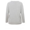 Schimmernder Pullover mit Verzierungen /