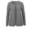 1-Knopf-Jacke mit glänzender Metallfaser /