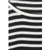 Ringel-Pullover mit U-Boot-Ausschnitt /