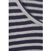 Ringel-Pullover mit U-Boot-Ausschnitt /