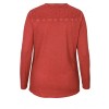Vintage-Shirt mit Strass und Spitze /