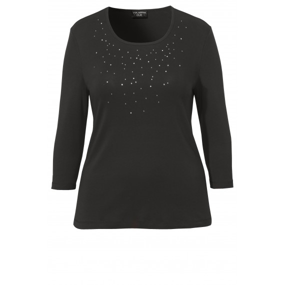 Edles Shirt mit Ziersteinchen /
