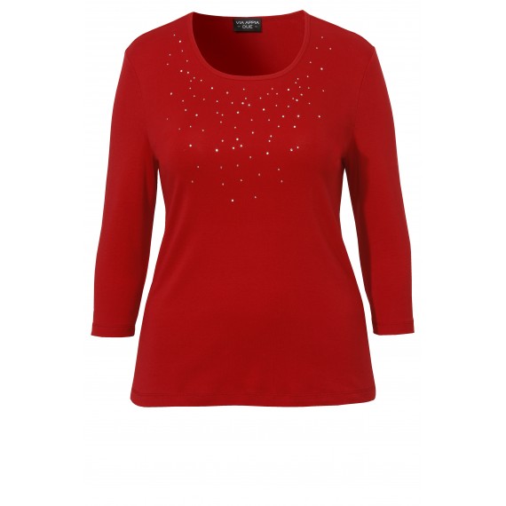 Edles Shirt mit Ziersteinchen /