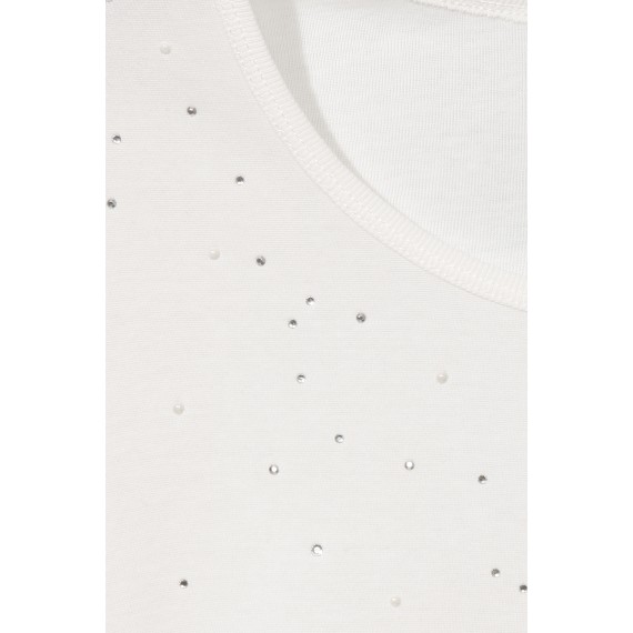 Edles Shirt mit Ziersteinchen /