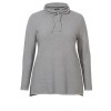 Lässiger Rollkragen-Pullover mit Struktur-Streifen /
