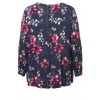 Romantische Bluse mit floralem Print /