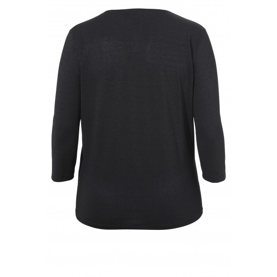 V-Shirt mit Schimmer-Effekt /