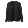 Edle Strick-Jacke mit Ziersteinchen /