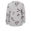 Feminines Sweatshirt mit floralem Print /