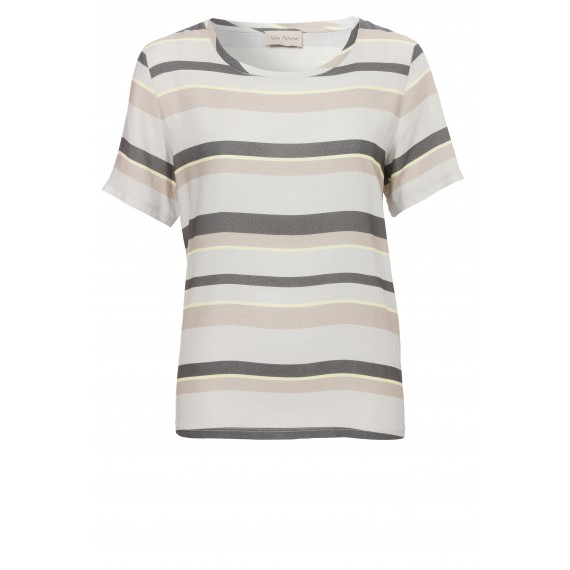 Luftiges Blusen-Shirt mit Streifen /
