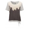 Lässiges Shirt mit Skyline-Print /