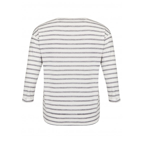 Maritime Bluse mit Front-Motiv /