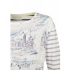 Maritime Bluse mit Front-Motiv /