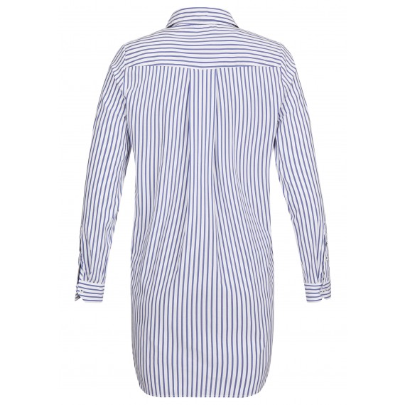 Lässige Long-Bluse mit Muster /