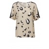 Wildes Blusen-Shirt mit Animalprint /