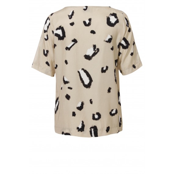 Wildes Blusen-Shirt mit Animalprint /
