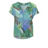 Luftiges Blusen-Shirt mit Dschungelmotiv /